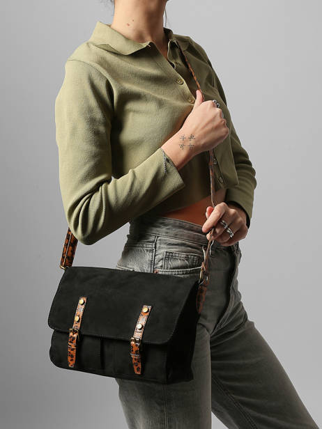 Cross Body Tas Velvet Miniprix Zwart velvet 27581 ander zicht 1